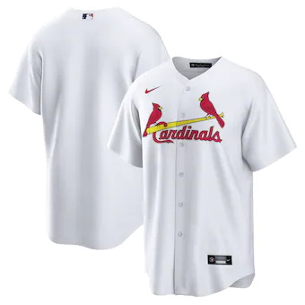 mens nike white st louis cardinals home replica team jersey